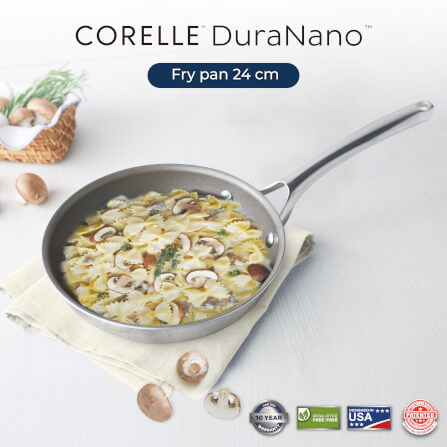 กระทะตื้น CORELLE DURANANO รุ่น CBD102 24 ซม. สีเงิน_6